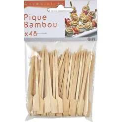 Gifi Pique apéritif en bambou x48