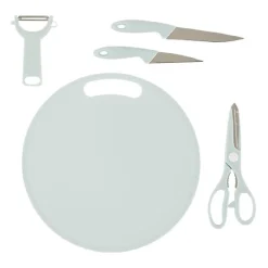 Gifi Planche à découper + 4 ustensiles de cuisine