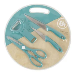 Gifi Planche à découper + 4 ustensiles de cuisine