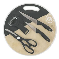 Gifi Planche à découper + 4 ustensiles de cuisine