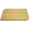 Gifi Planche à découper bambou naturel 30x24x1,2cm