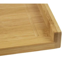 Gifi Planche à découper en bambou avec rebord 35x45xép5cm