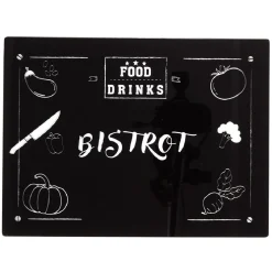 Gifi Planche à découper en verre noir