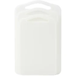 Gifi Planche à découper polypropylène blanc x3