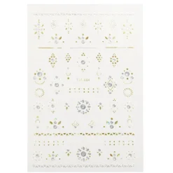 Gifi Beauté^Planche d'autocollants 3D pour ongles effet prisme