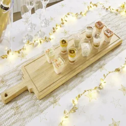 Gifi Planche de presentation et à découper en bambou 75x19,5xH1,8cm