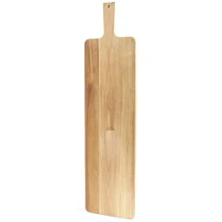 Gifi Planche de service XL en bois d'acacia avec pied 20x75cm