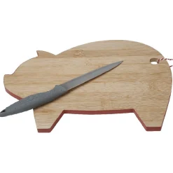 Gifi Planche en bambou forme cochon