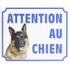 Gifi Colle Et Adhésif^Plaque signalétique "Attention au chien" - 24x20 cm