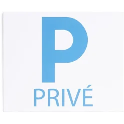 Gifi Colle Et Adhésif^Plaque signalétique "Parking privé" - 24x20 cm