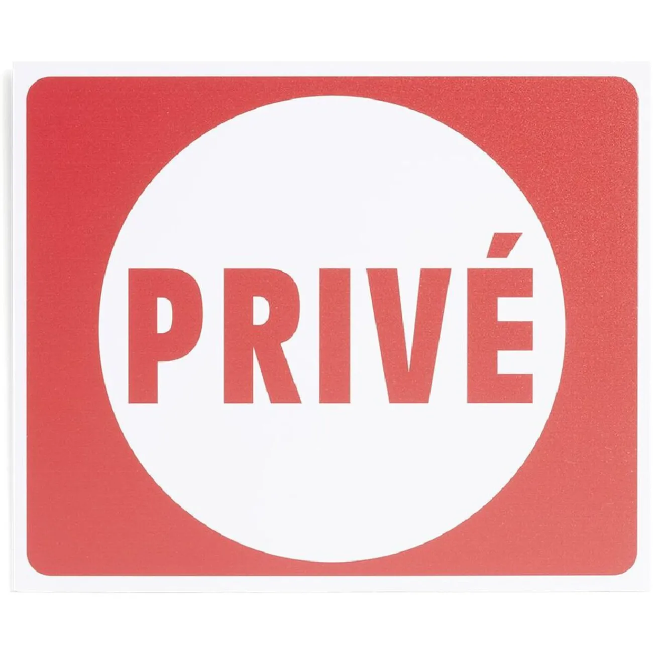 Gifi Colle Et Adhésif^Plaque signalétique "Privé" - 24x20 cm
