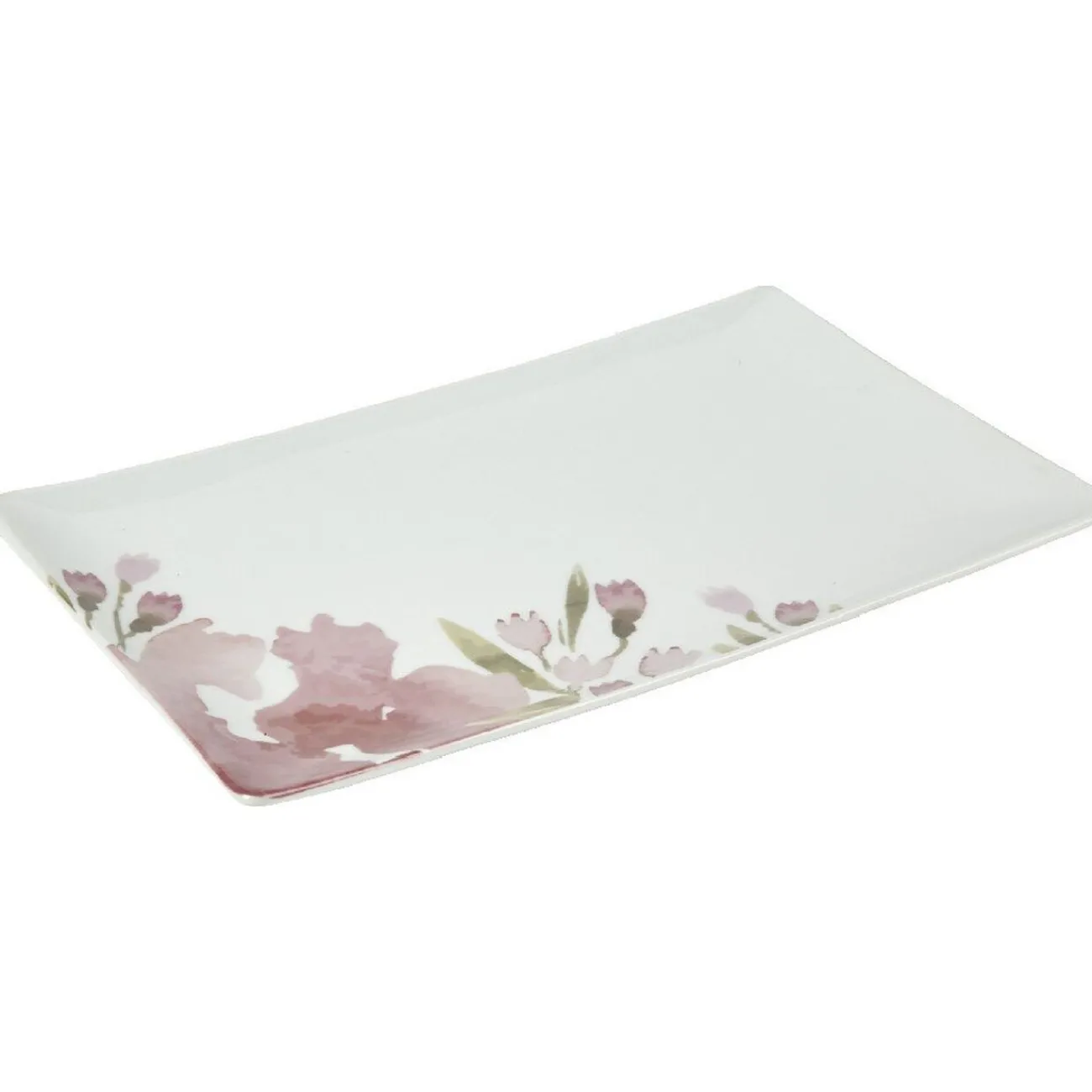 Gifi Plat à cake décor floral