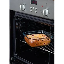 Gifi Plat à four avec couvercle hermétique Ô Cuisine 30x23 cm