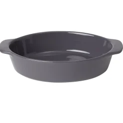 Gifi Plat à four ovale gris