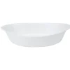 Gifi Plat à four ovale Luminarc verre blanc 25 cm