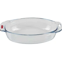Gifi Plat à four Pyrex ovale transparent 1,8L