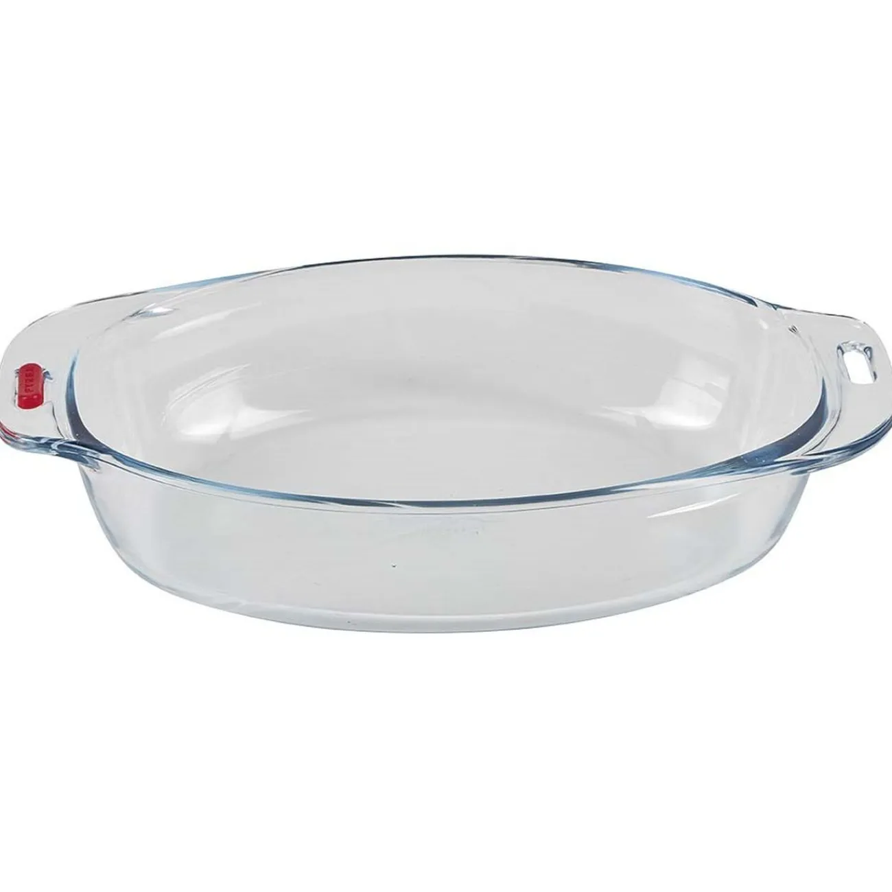 Gifi Plat à four Pyrex ovale transparent 1,8L