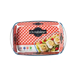 Gifi Plat à four rectangle verre