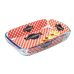 Gifi Plat à four rectangulaire en verre