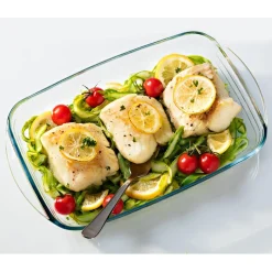 Gifi Plat à four rectangulaire en verre