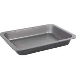 Gifi Plat à four rectangulaire gris revêtement anti adhérent
