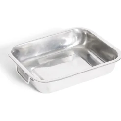 Gifi Plat à lasagnes en inox 27x19,5xH6,5cm