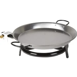 Gifi Plat à paella ø 40 cm avec réchaud gaz et trépied H66 cm