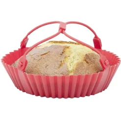 Gifi Plat de cuisson silicone multiusage silicone rouge