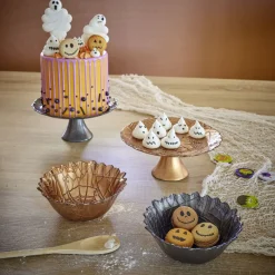 Gifi Plat de présentation Halloween en verre Ø21cm