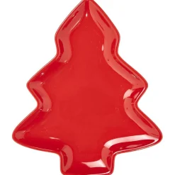 Gifi Plat en grès forme sapin de Noël