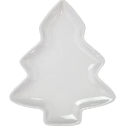 Gifi Plat en grès forme sapin de Noël
