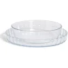Gifi Plat en verre borosilicate x2 - Ø22,6cm et Ø27cm