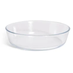 Gifi Plat en verre borosilicate x2 - Ø22,6cm et Ø27cm