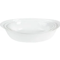 Gifi Plat four verre smart cuisine Luminarc blanc x 3