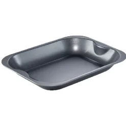 Gifi Plat gris carbone en métal x4