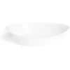 Gifi Plat ovale 29x17cm Luminarc blanc avec motifs