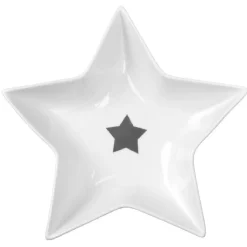 Gifi Plat porcelaine étoile
