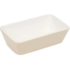 Gifi Plat rectangulaire cuisson four x3 céramique blanc