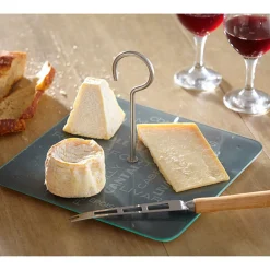 Gifi Plateau à fromage et couteau