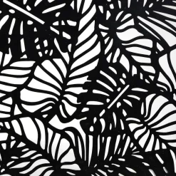 Gifi Plateau avec motif tropical ajouré et fond en verre