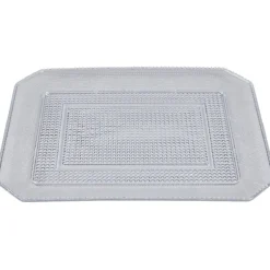 Gifi Plateau blanc rectangulaire luxe