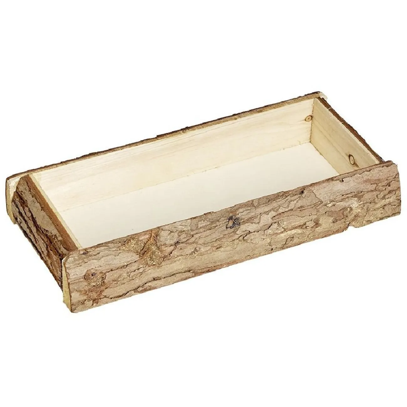 Gifi Plateau bois effet écorce L.29xH.5xl.15cm