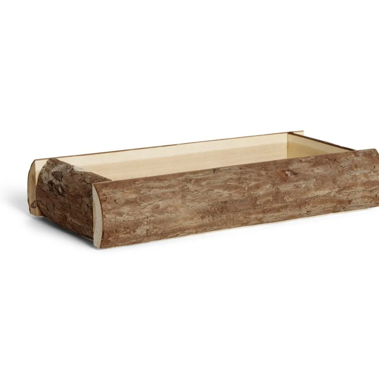 Gifi Plateau bois effet écorce L.29xH.5xl.15cm