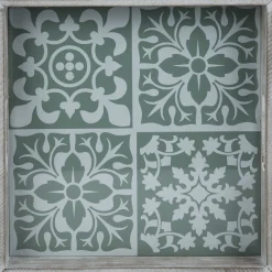 Gifi Plateau bois et carreaux de ciment collection Dolce Vita