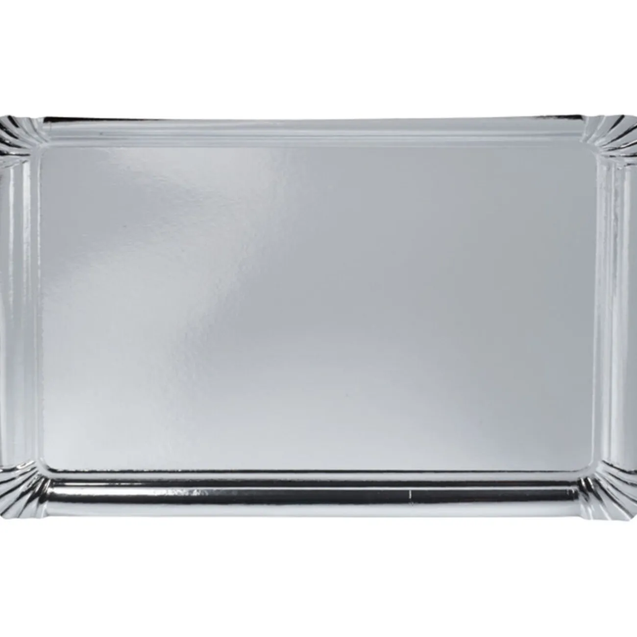 Gifi Plateau carton argenté x3