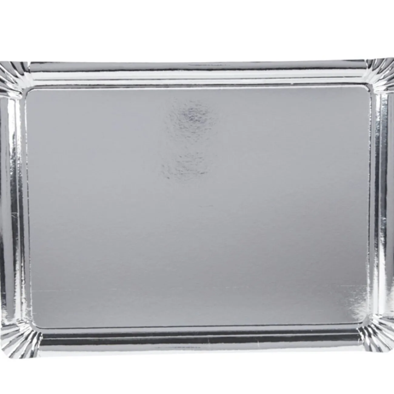 Gifi Plateau carton argenté x3