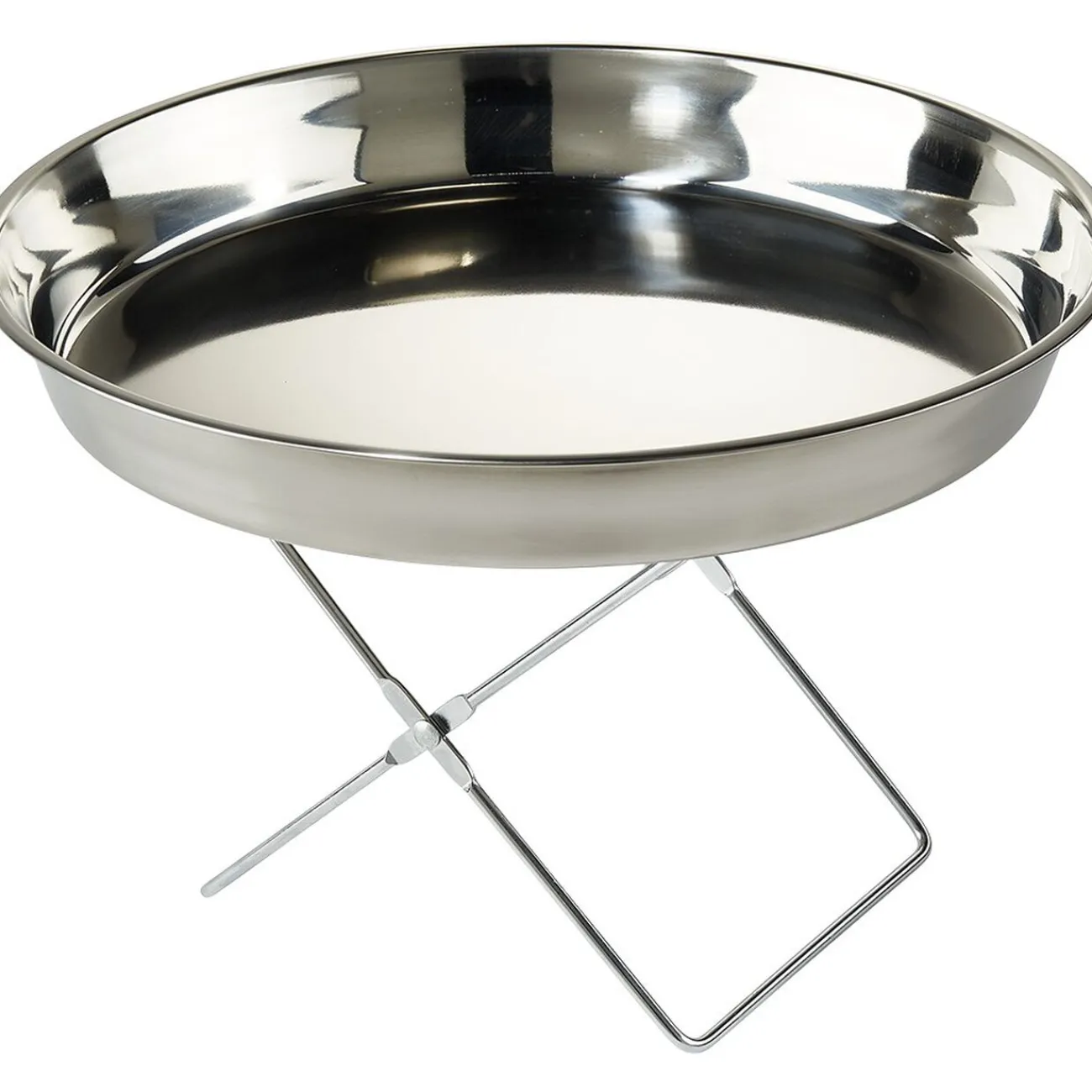 Gifi Plateau crustacés avec support argenté et couteau