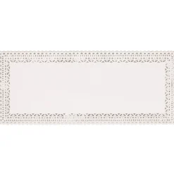 Gifi Plateau de présentation rectangulaire blanc 32 x13 cm