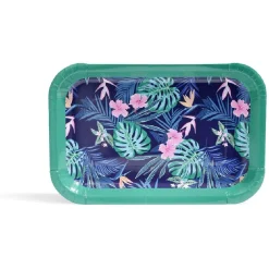 Gifi Plateau de service en carton motif tropical x 5