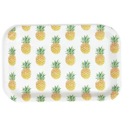 Gifi Plateau de service en carton style tropical x 5